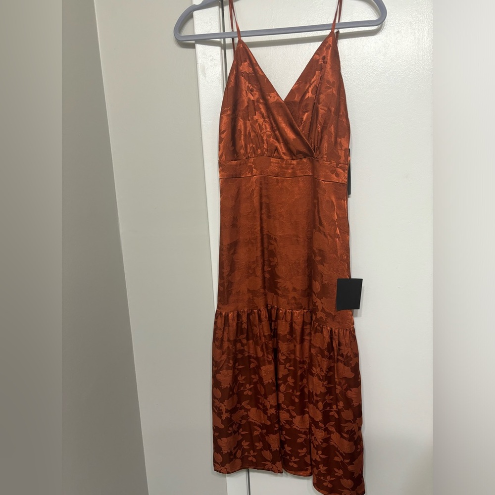 Floral pattern midi dress